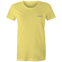 ‘Pocket Logo’ Women’s Maple Tee