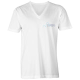 'Pocket Logo' Men's V-Neck Tee