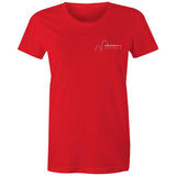 ‘Pocket Logo’ Women’s Maple Tee