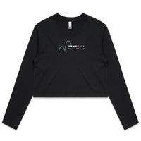 ‘Chest Logo’ Women’s Long Sleeve Crop Tee