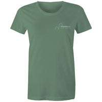 ‘Pocket Logo’ Women’s Maple Tee